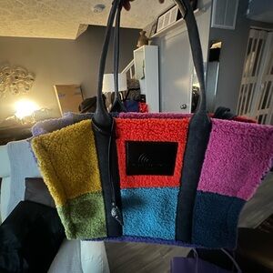 Kurt Geiger Colorful Patchwork Tote